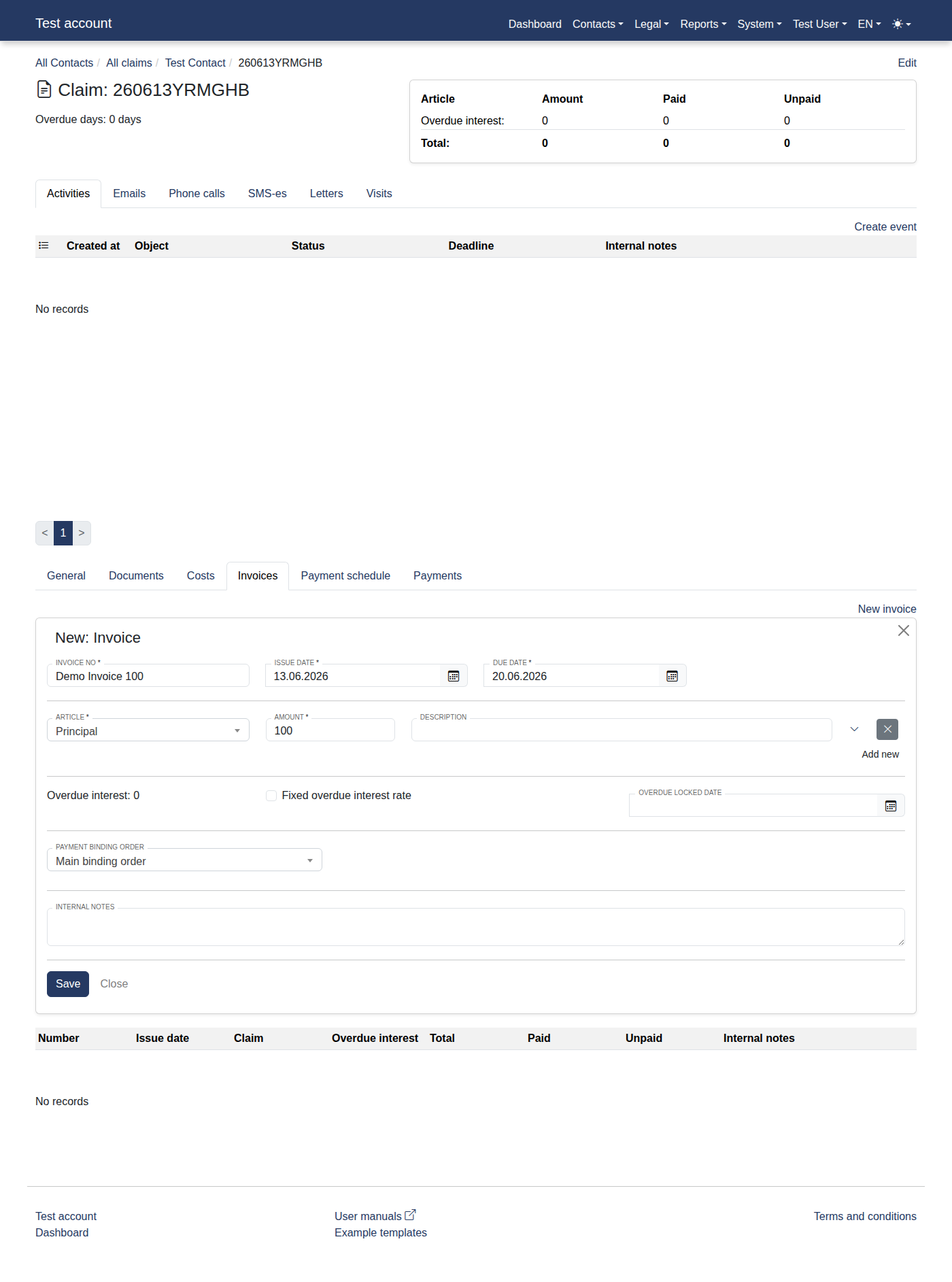 How to add a new invoice? 20
