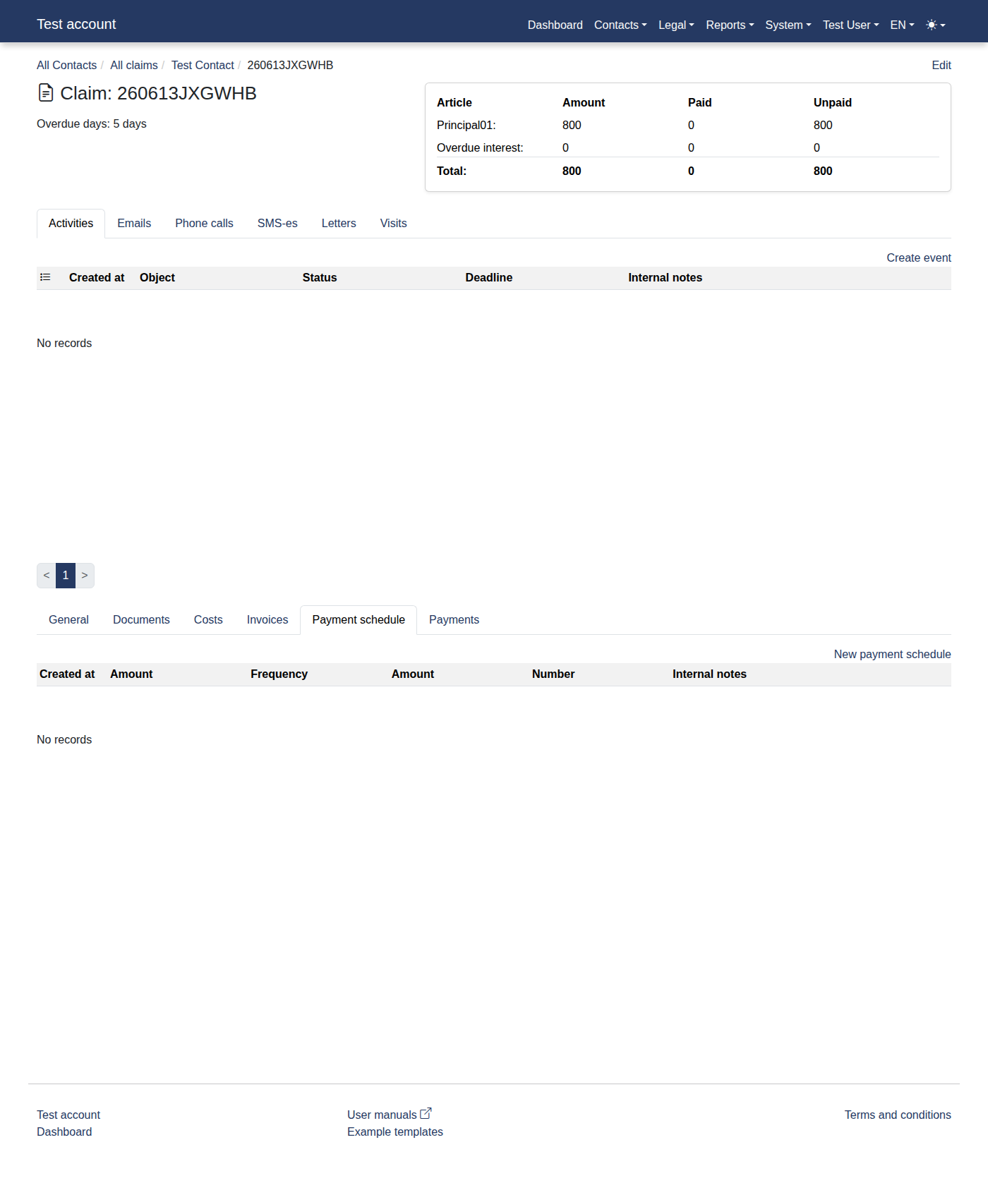 How to add a new payment schedule? 16