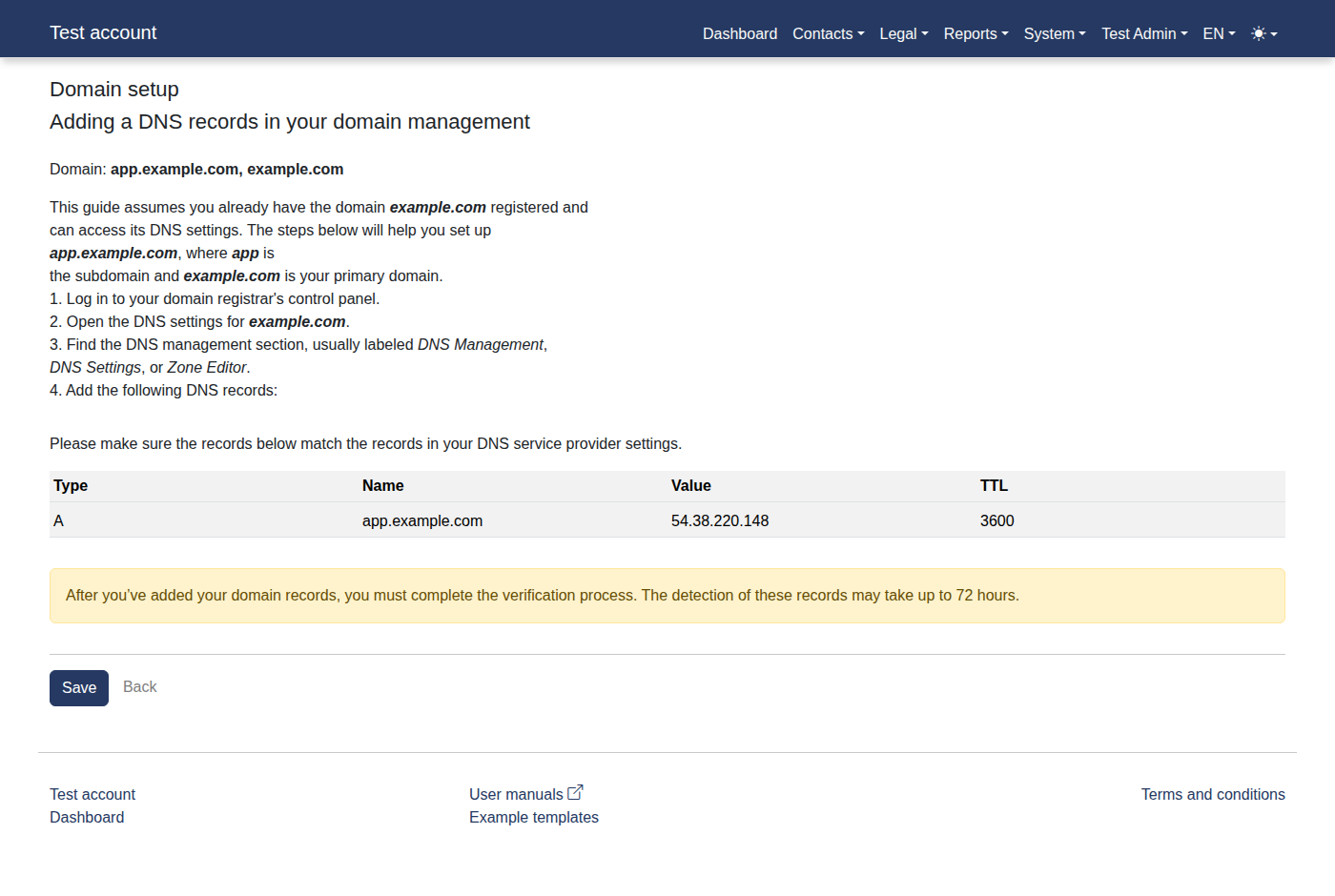 How to setup own domain? 16